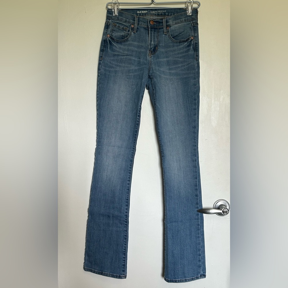 Old Navy Size 0 Curvy Mid-Rise Jeans